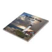 Carreau Portland Head Lighthouse Maine Nom de famille (Côté)