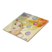 Carreau Portrait abstrait (Côté)