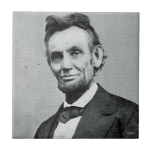 Carreau Portrait d'Abe Lincoln 1
