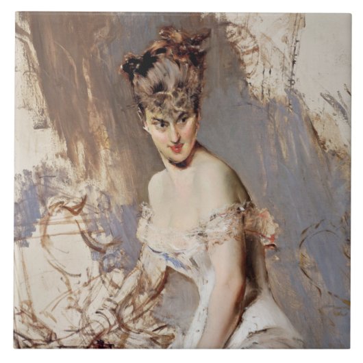 Carreau Portrait d'Alice Regnault (Beauté féminine) (Devant)