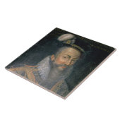 Carreau Portrait de 1532-88) comtes de Robert Dudley (de (Côté)