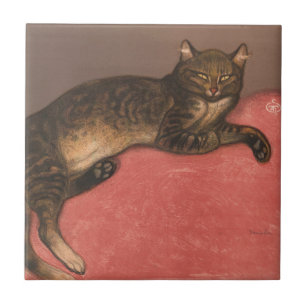 Carreau Portrait de Cat Hiver