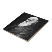 Carreau Portrait de Charles Darwin (Côté)