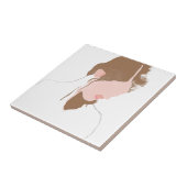 Carreau Portrait de contours moderne (Côté)