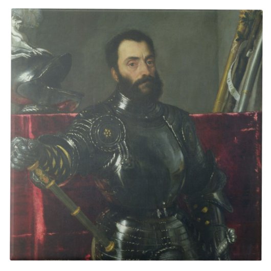 Carreau Portrait de Francesco Maria Della Rovere, duc de (Devant)