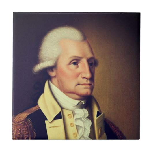 Carreau Portrait de George Washington (1790) (Devant)