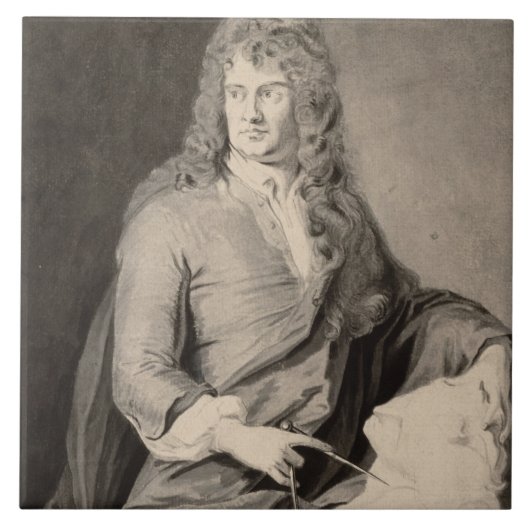 Carreau Portrait de Grinling Gibbons (1648-1721) (la (Devant)