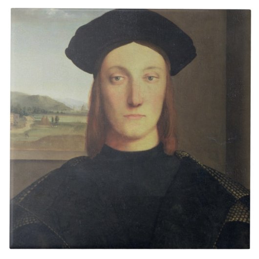 Carreau Portrait de Guidobaldo da Montefeltro, duc d'Urb (Devant)
