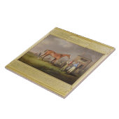 Carreau Portrait de "jeu-concours", la propriété de (Côté)