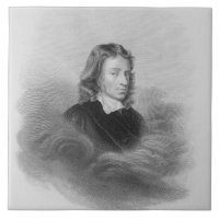 Portrait de John Milton (1608-74) gravé par