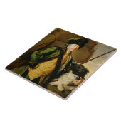 Carreau Portrait de John Whetham de Kirklington (1731-81) (Côté)