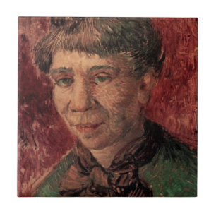 Carreau Portrait de la femme Madame Tanguy, Vincent van Go