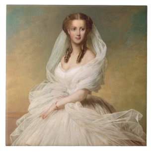 Carreau Portrait De La Princesse Alexandra