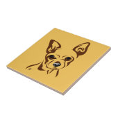 Carreau Portrait de ligne Chihuahua (Côté)