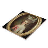 Carreau Portrait de Madame (huile sur la toile) (Côté)