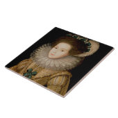 Carreau Portrait de Madame, probablement reine de Mary des (Côté)