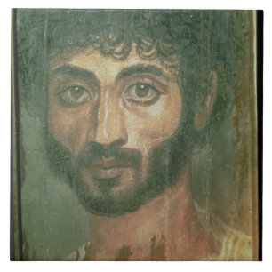 Carreau Portrait de maman d'un homme, de Fayum,