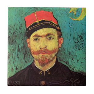 Carreau Portrait de Milliet, l'amant par Vincent van Gogh