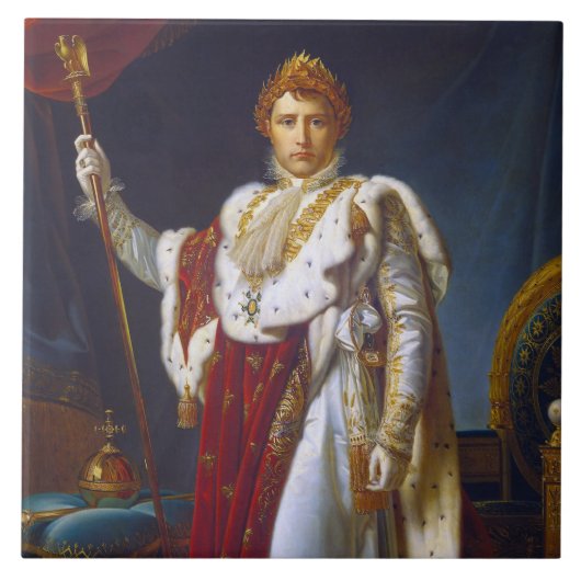 Carreau Portrait de Napoléon Bonaparte, François Gérard (Devant)
