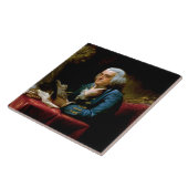 Carreau Portrait de pouce, Benjamin Franklin Père fondateu (Côté)