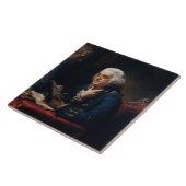 Carreau Portrait de pouce, Benjamin Franklin Père fondateu (Côté)
