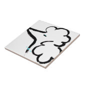 Carreau Portrait de poule (Côté)