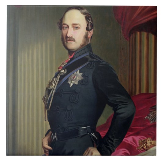 Carreau Portrait de prince Albert (1819-61) 1859 (huile (Devant)