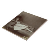 Carreau Portrait de Xie Kitchin (copie d'albumen) (Côté)