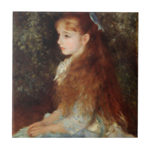 Carreau Portrait d'Irène - Peinture impressionniste Renoir