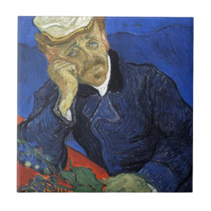Carreau Portrait du Docteur Gachet par Van Gogh