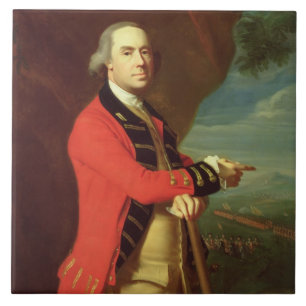 Carreau Portrait du Général Thomas Gage, c.1768 (huile sur