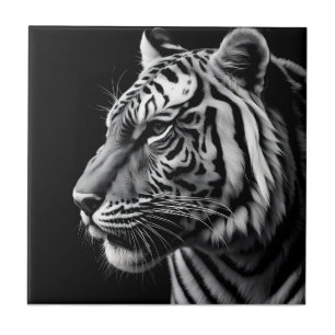 Carreau Portrait du tigre