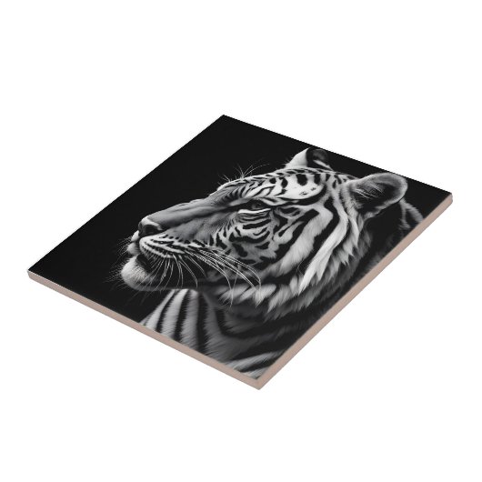 Carreau Portrait du tigre (Côté)