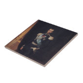 Carreau Portrait du tsar Nicholas II (par Albert Edelfeel) (Côté)