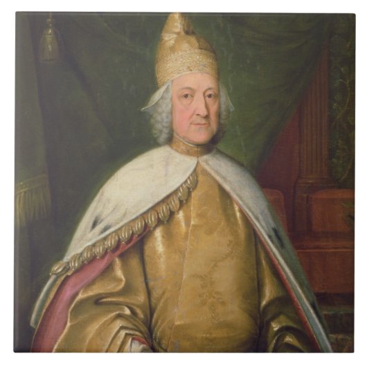 Carreau Portrait d'un doge (huile sur la toile) (Devant)