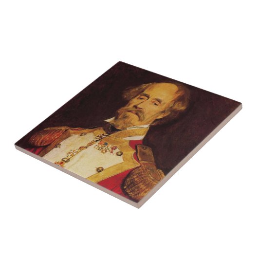 Carreau Portrait d'un général espagnol (Côté)