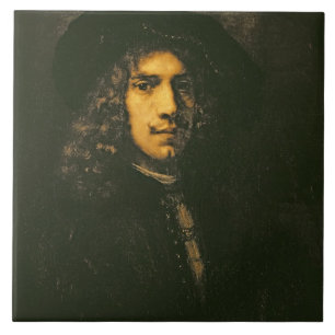 Carreau Portrait d'un jeune homme, 1658 (huile sur la