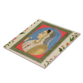 Carreau Portrait d'une dame noble, de la petite aube de (Côté)