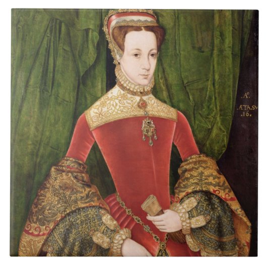 Carreau Portrait d'une femme, âgé 16, précédemment (Devant)