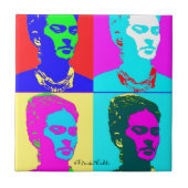 Carreau Portrait inspiré de Frida Kahlo (Devant)