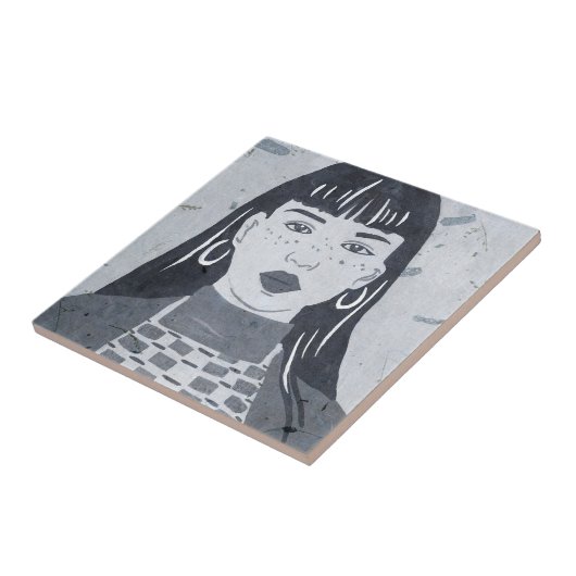 Carreau Portrait nocturne (Côté)