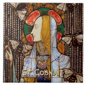 Carreau Portrait of St. Gobnait, Patron of Bees,  (Devant)