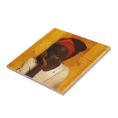 Carreau Portrait of Young african girl (Côté)