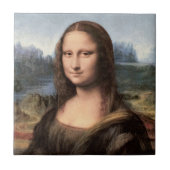 Carreau Portrait/peinture de Mona Lisa (Devant)