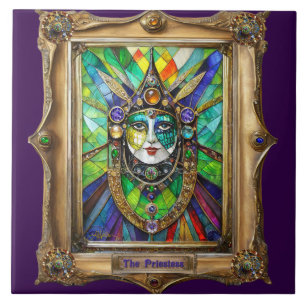 Carreau Portraits du Royaume de Mardi Gras - La Prêtresse