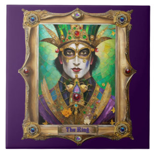Carreau Portraits du Royaume de Mardi Gras - Le Roi