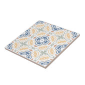 Carreau 💙 💛 Portugais Bleu Jaune Motif sans couture (Côté)