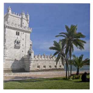 Carreau Portugal, Lisbonne. Tour de Belem, un site classé