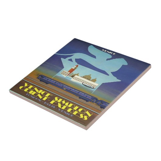 Carreau Poster d'Orient Express Venice (Côté)