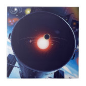 Carreau Poster du télescope spatial Hubble. (Devant)